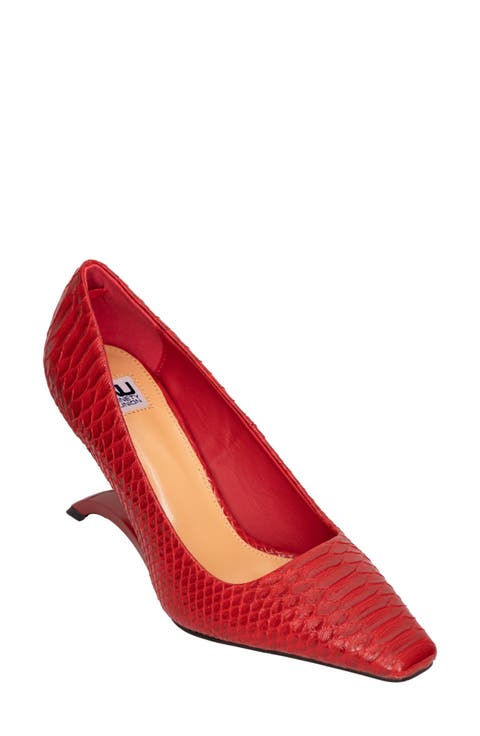 Intense Snake Embossed Pump (Women)