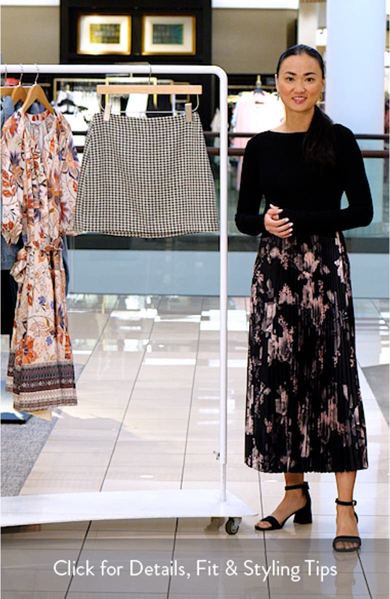 Tweed A-Line Miniskirt, sales video thumbnail