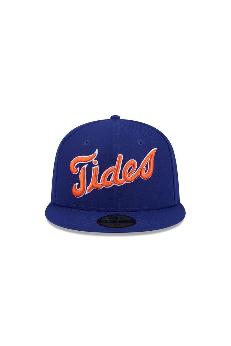 Men's New Era  Royal Norfolk Tides Theme Nights 59FIFTY Fitted Hat, Alternate, color, Royal