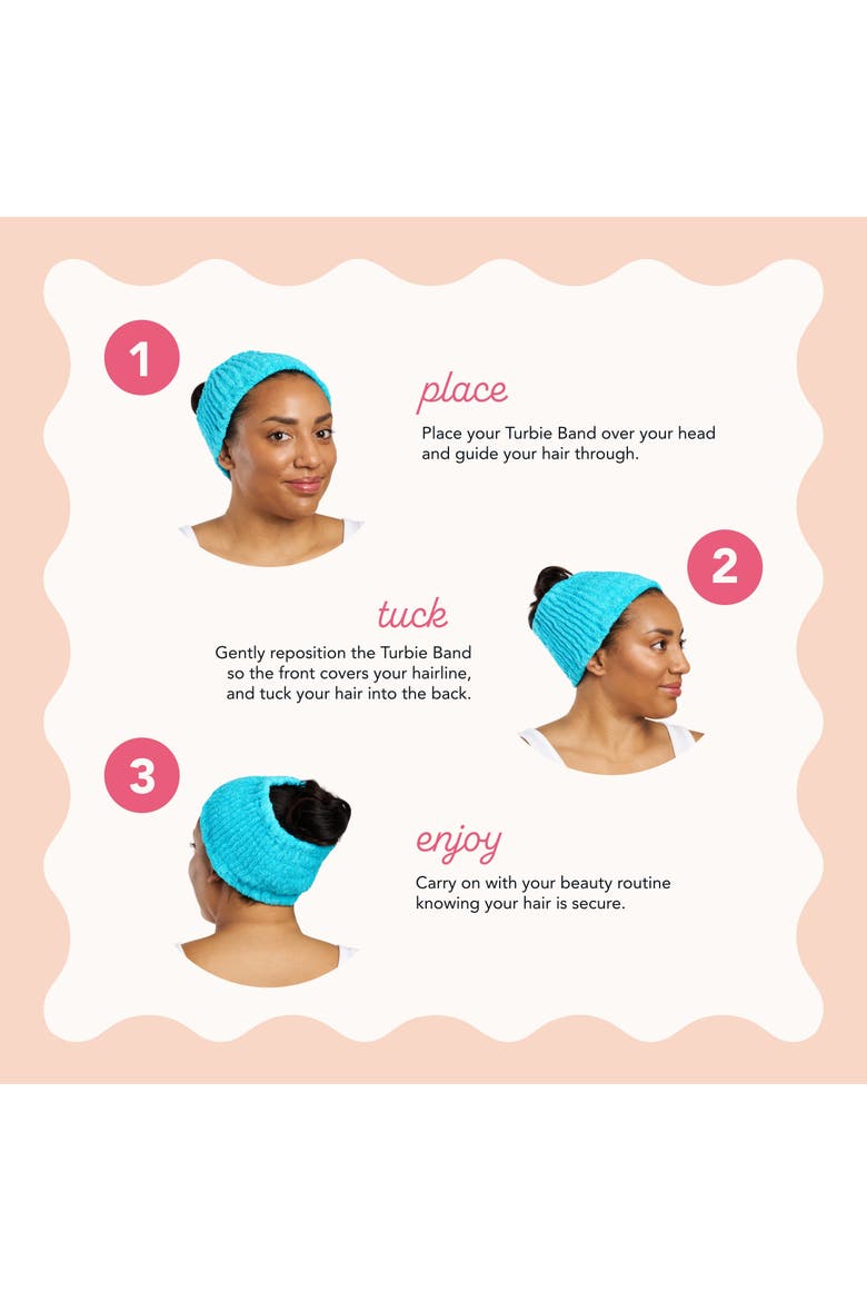 4 Pack Turbie Band, Extra Wide Cotton Headbands, Alternate, color, Berry Lovely