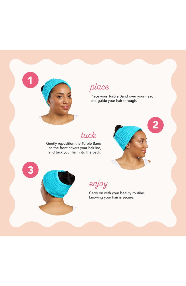 TURBIE TWIST 4 Pack Turbie Band, Extra Wide Cotton Headbands, Alternate, color, Berry Lovely