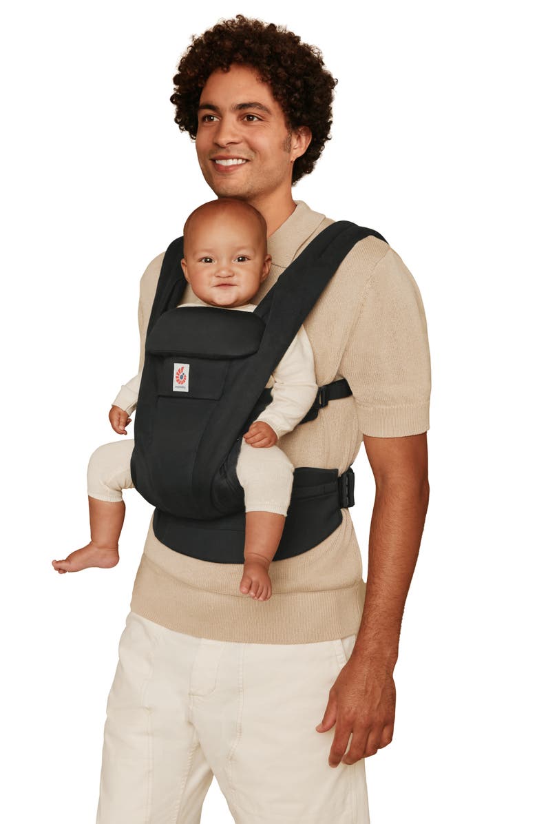 ERGObaby Omni Deluxe Baby Carrier, Alternate, color, Onyx Black