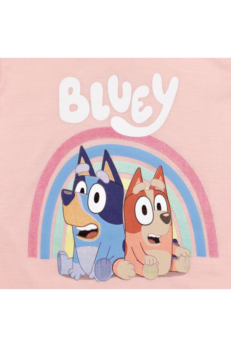 T-Shirt and Leggings Set, Alternate, color, Pink Bluey Bingo