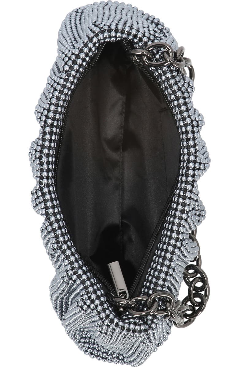 Jessica McClintock Ball Mesh Chain Convertible Clutch, Alternate, color,