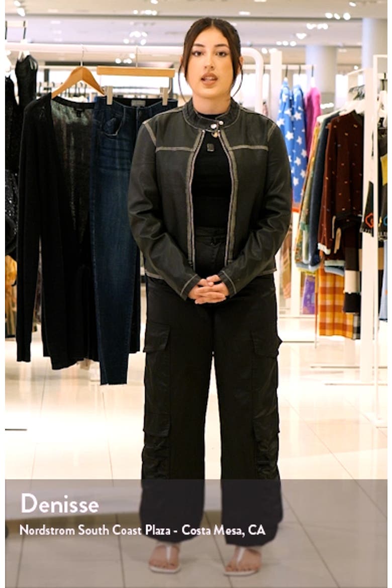 Faux Leather Jacket (Women) | Nordstrom