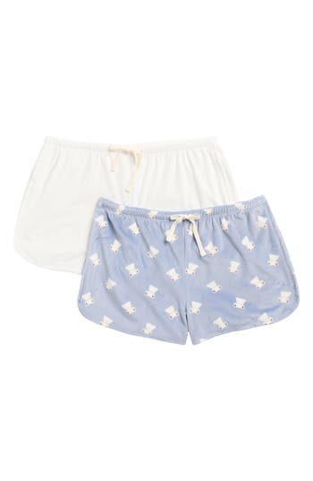 Yogalicious 2-pack Pajama Shorts In Teddy Daydream