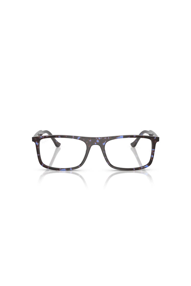 53mm Rectangle optical glasses, Alternate, color, Blue