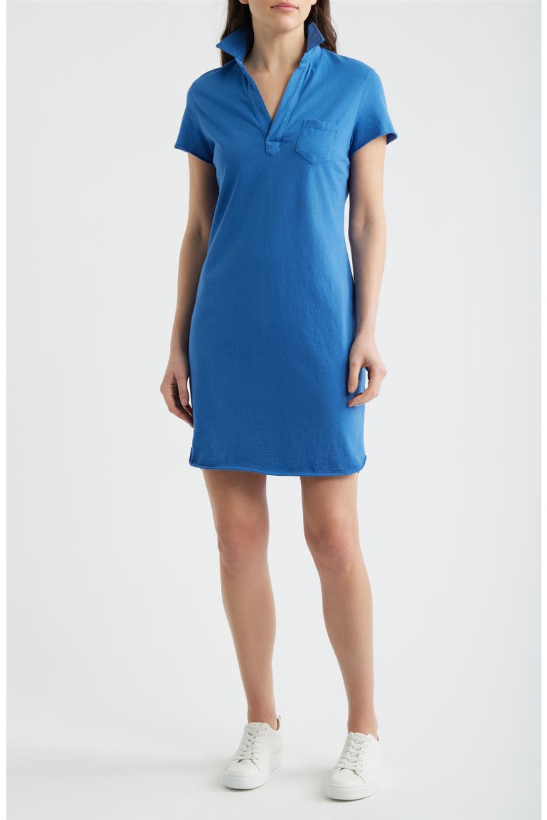 Lauren Polo Dress, Main, color, LAZULI
