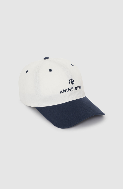 Anine Bing Jeremy Baseball Cap In White