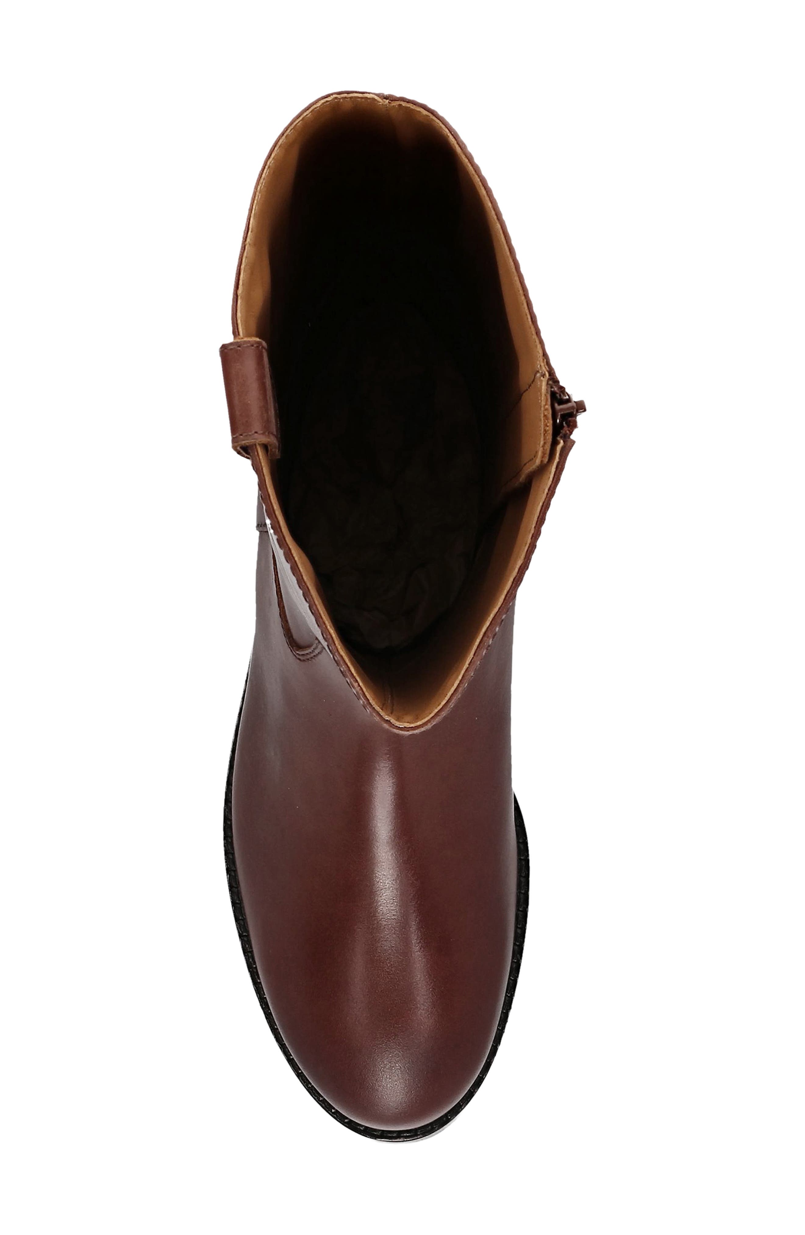 Melissa Button Tall Boot, Alternate, color, SADDLE