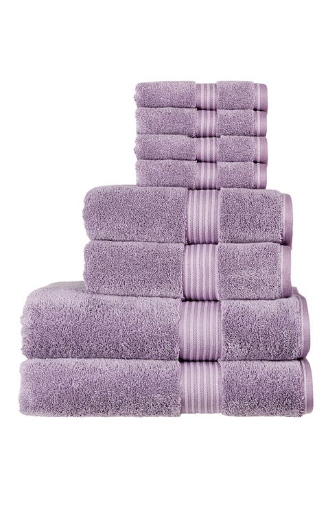 Supreme Hygro Luxury 100% Supima Cotton 8 Piece Towel Set