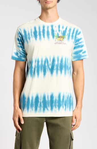 Gotcha Men's Getaway Tie Dye Cotton Graphic Tee