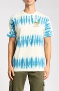 Gotcha Men's Getaway Tie Dye Cotton Graphic Tee