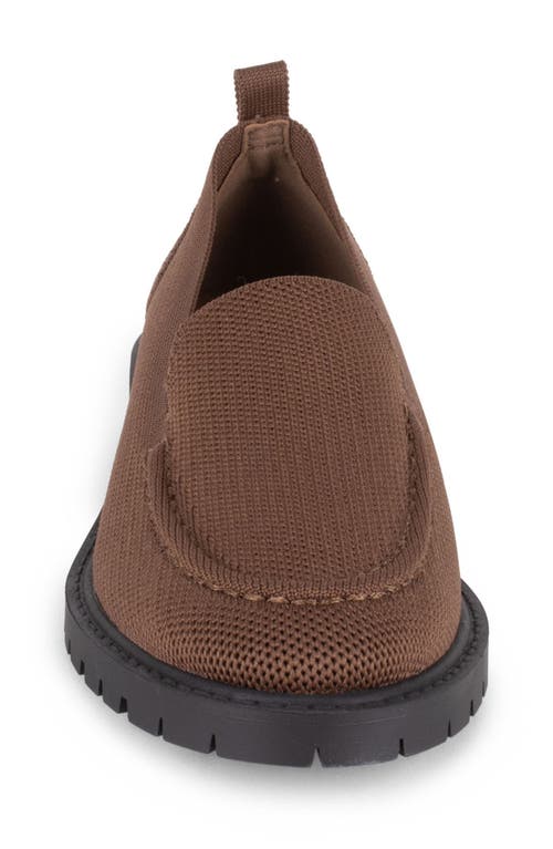 Tahari Siena Knit Loafer In Brown
