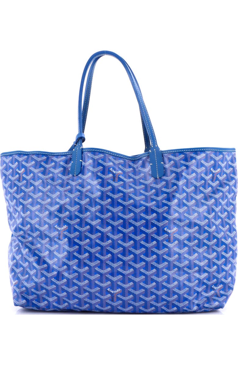 Pre-Owned Goyard Saint Louis Tote Coated Canvas PM, Alternate, color, Blue