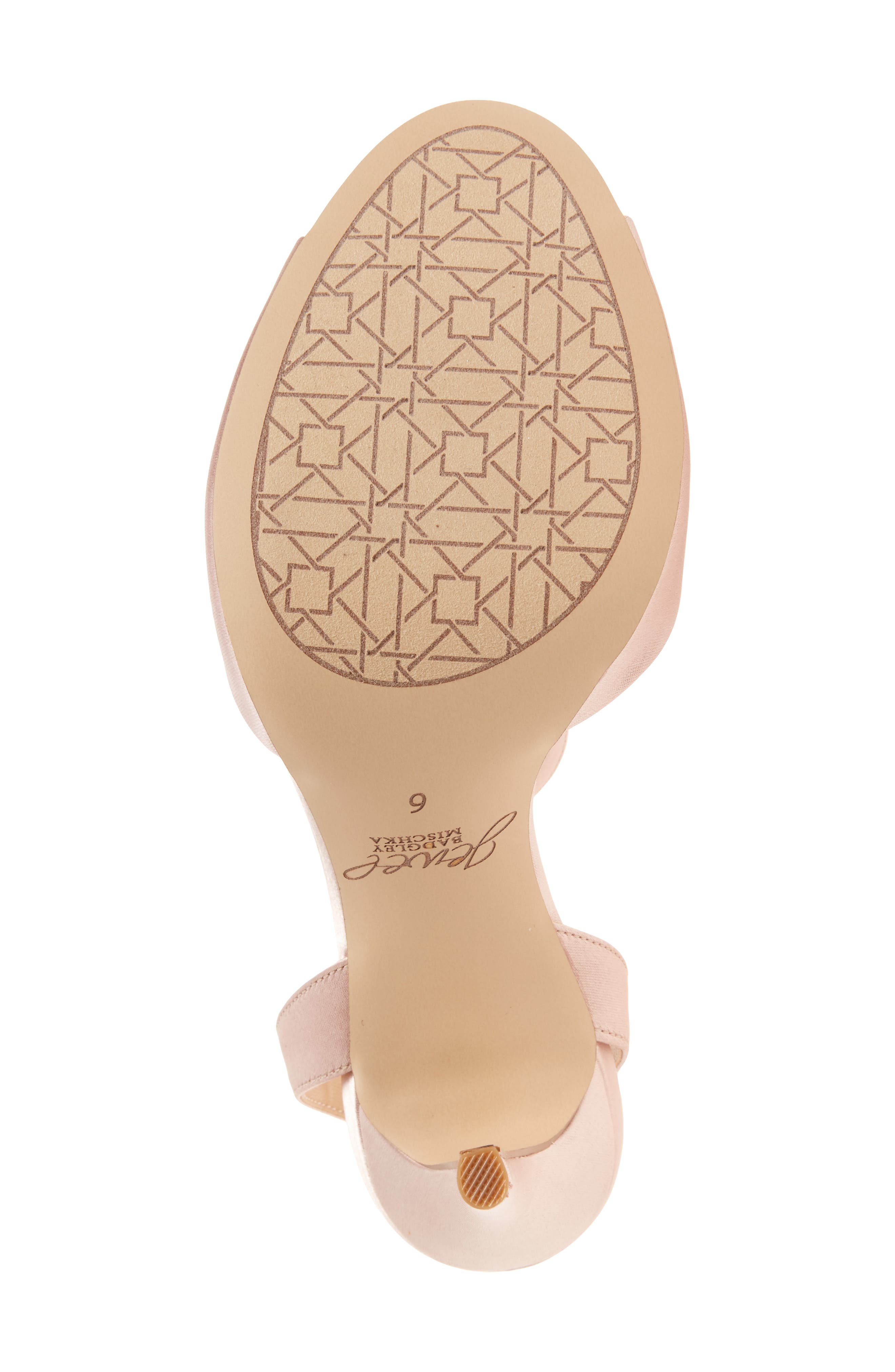 Jewel Badgley Mischka Hayden Embellished Ankle Strap Sandal, Alternate, color, 