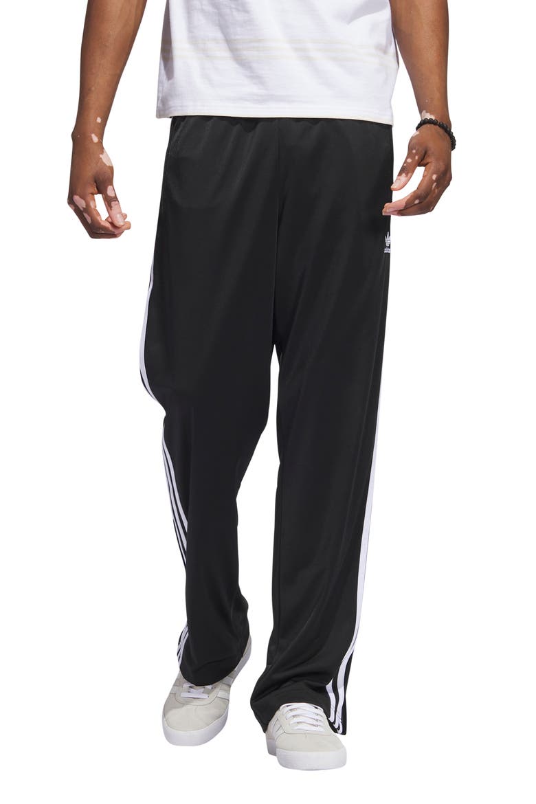 Firebird Recycled Polyester Track Pants, Main, color, BLACK/WHIT