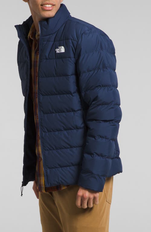 The North Face Aconcagua 3 Durable Water Repellent Parka In Summit Navy