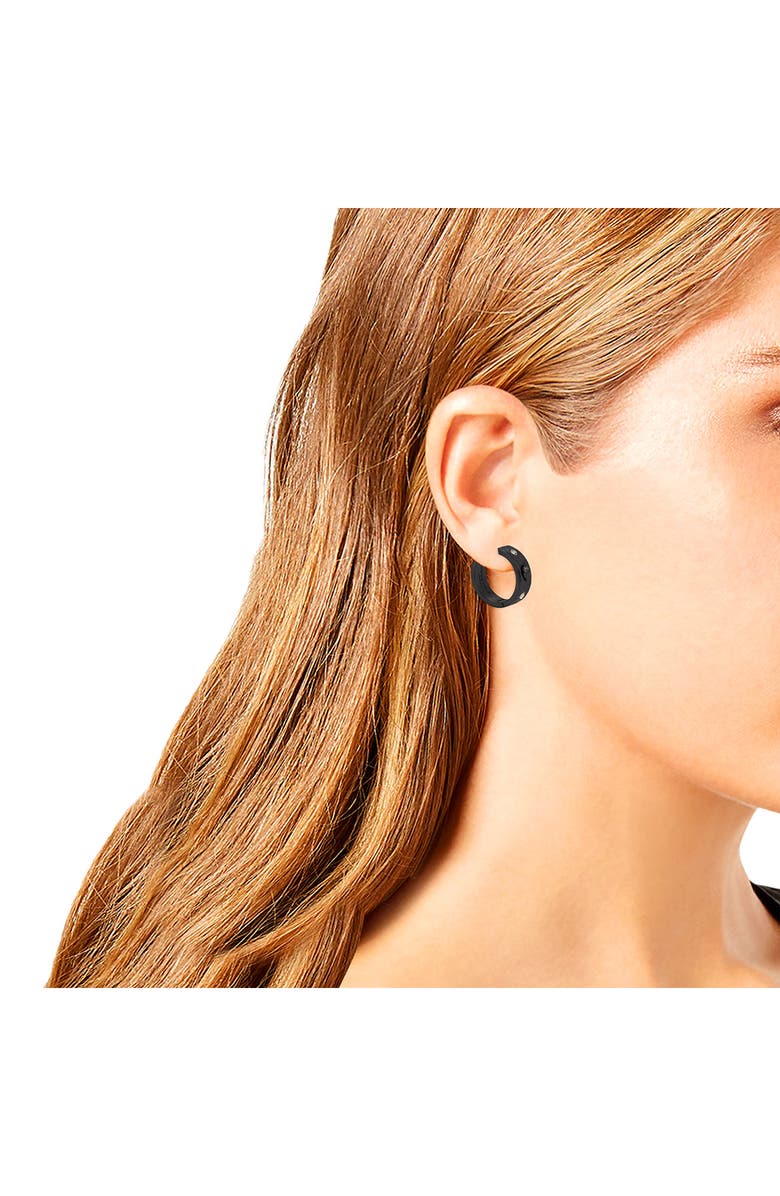 Kurt Geiger London Crystal Huggie Hoop Earrings, Alternate, color, 