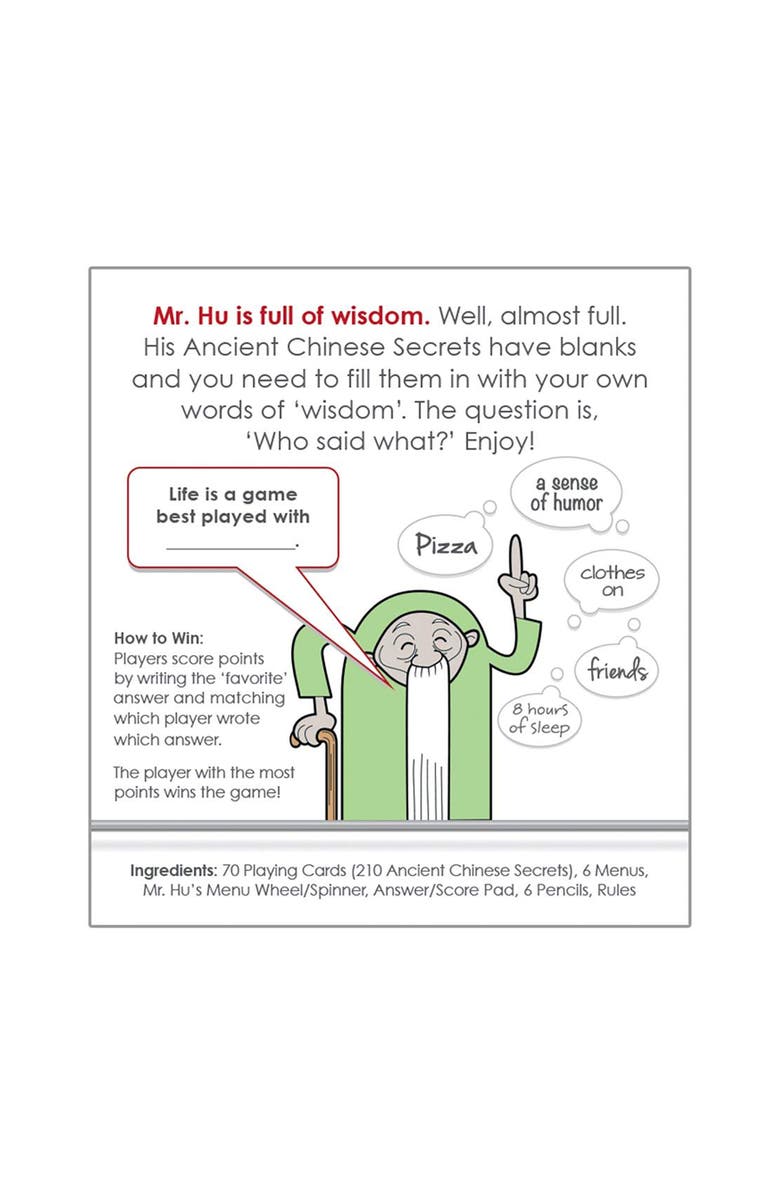 ALL THINGS EQUAL Mr Hu Said What Game, Family Games by All Things Equal, Alternate, color, 