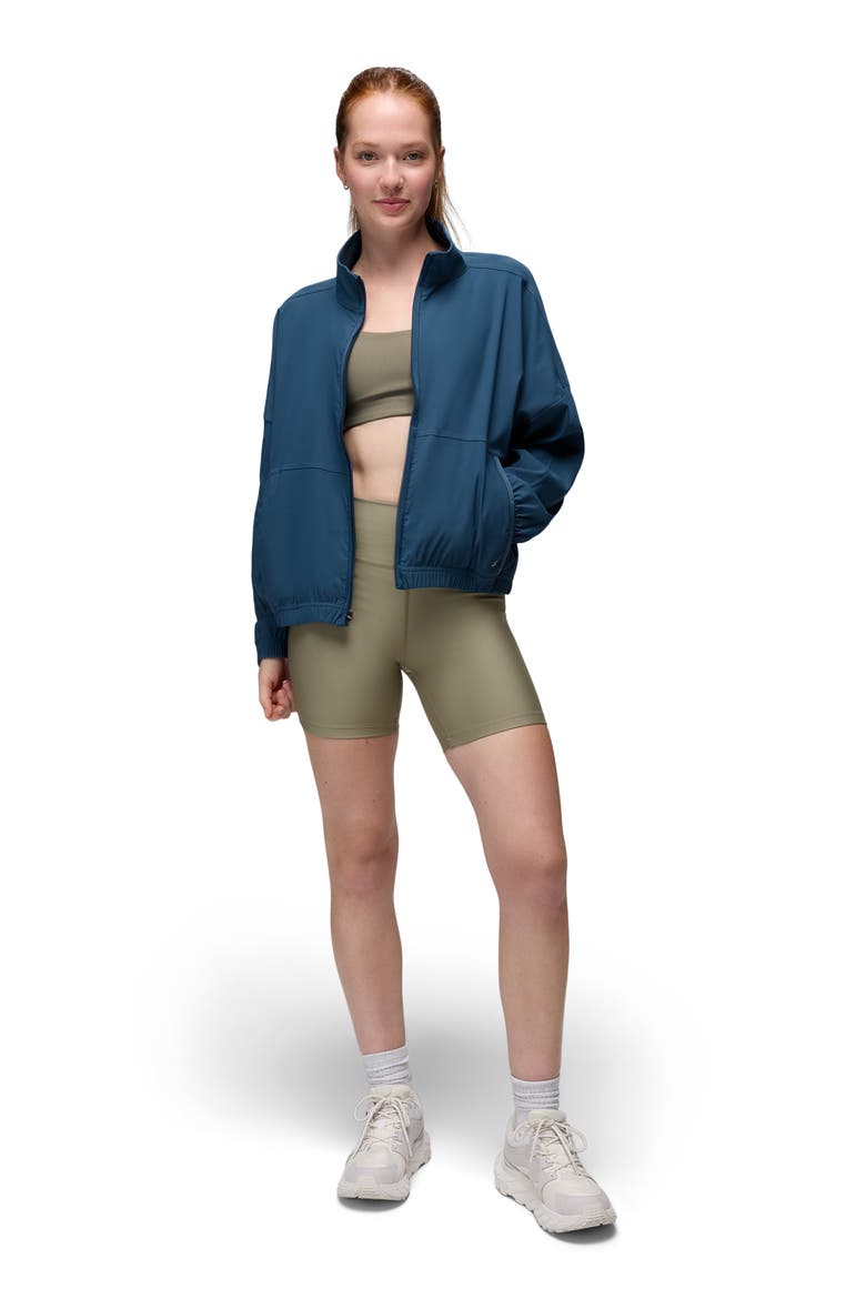 Send Off Crop Jacket, Alternate, color, BLUFF BLUE