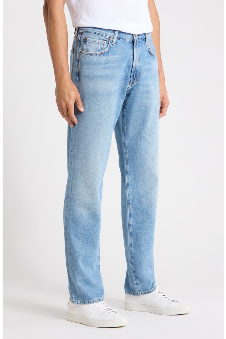 Elijah Relaxed Straight Jeans, Alternate, color, LIGHT BLUE LIGHT VINT WASH