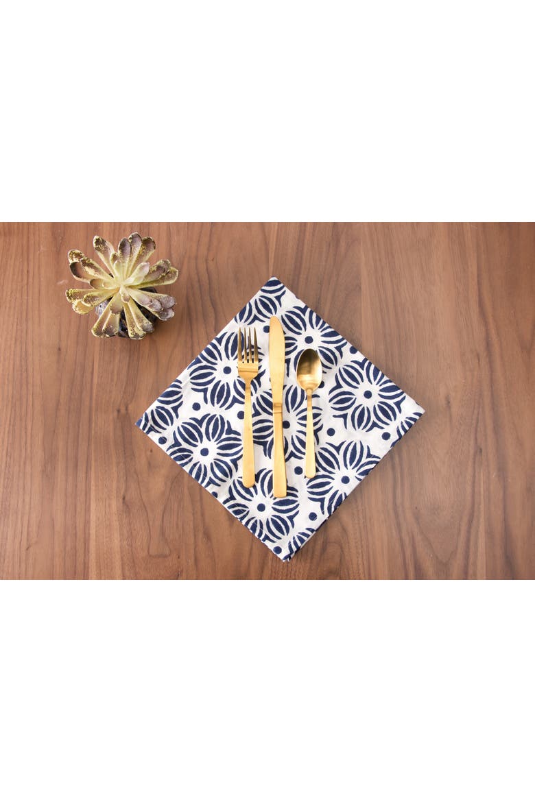 Midge Indigo Napkin Set of 4, Alternate, color, Blue