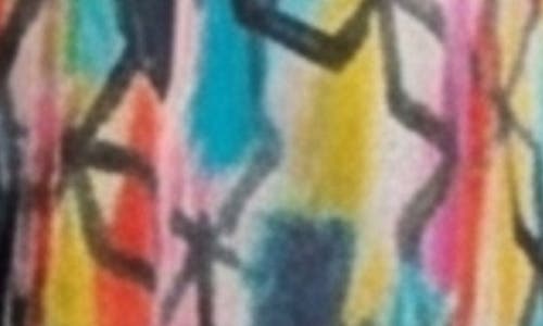 Apny Floral Open Front Jacket In Multi