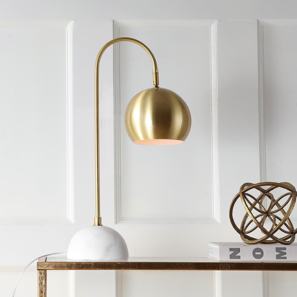 JONATHAN Y JONATHAN Y STEPHEN METAL/MARBLE LED TABLE LAMP