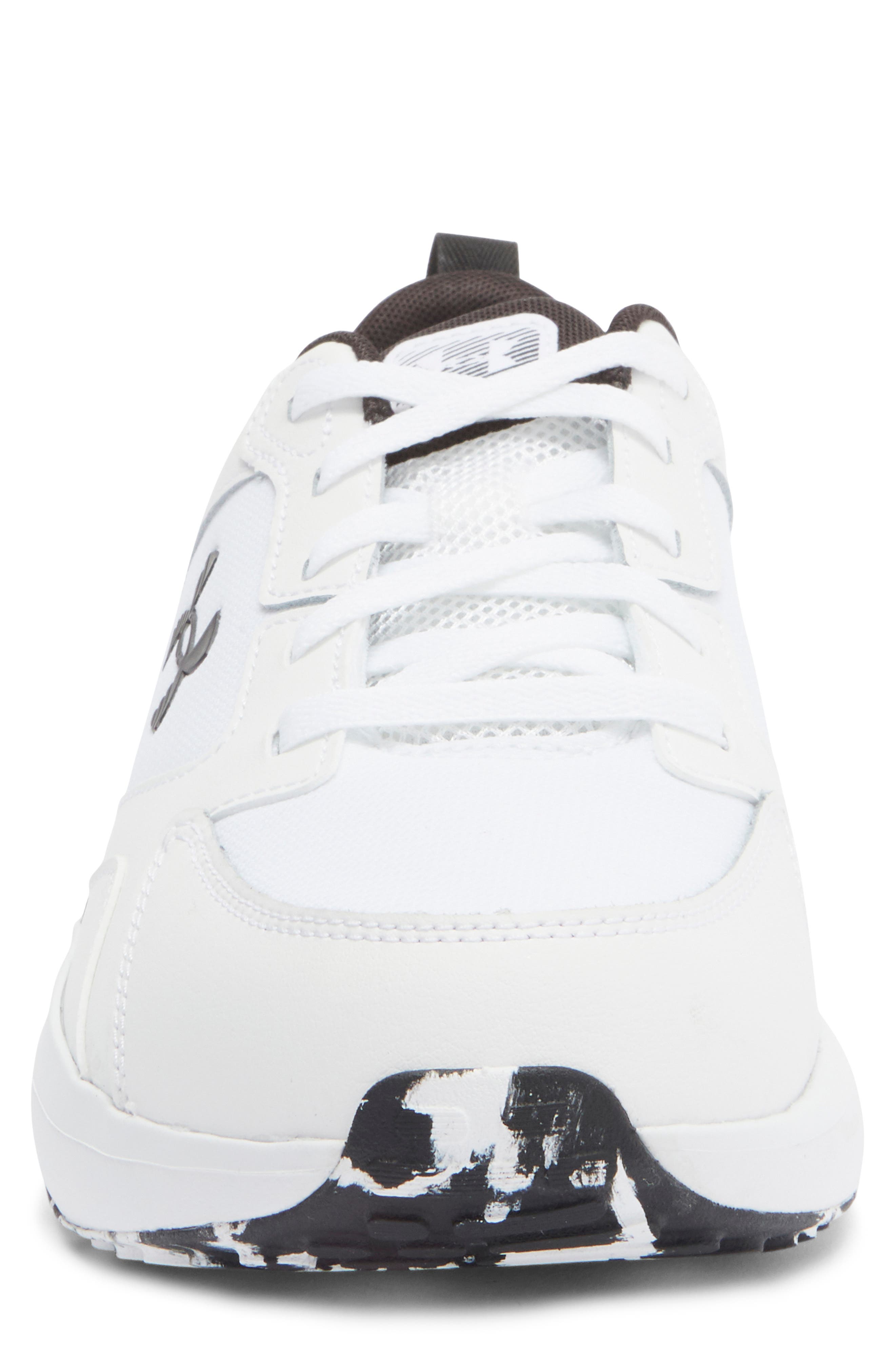 Under Armour Charged Edge 4E Sneaker, Alternate, color, White
