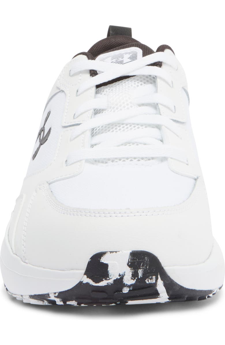 Under Armour Charged Edge 4E Sneaker, Alternate, color, White