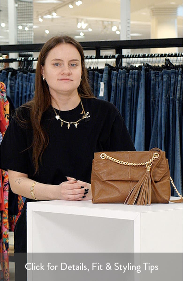 Small Sonya Leather Crossbody Bag, sales video thumbnail