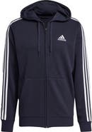 adidas Essential Fleece 3-Stripes Track Top
