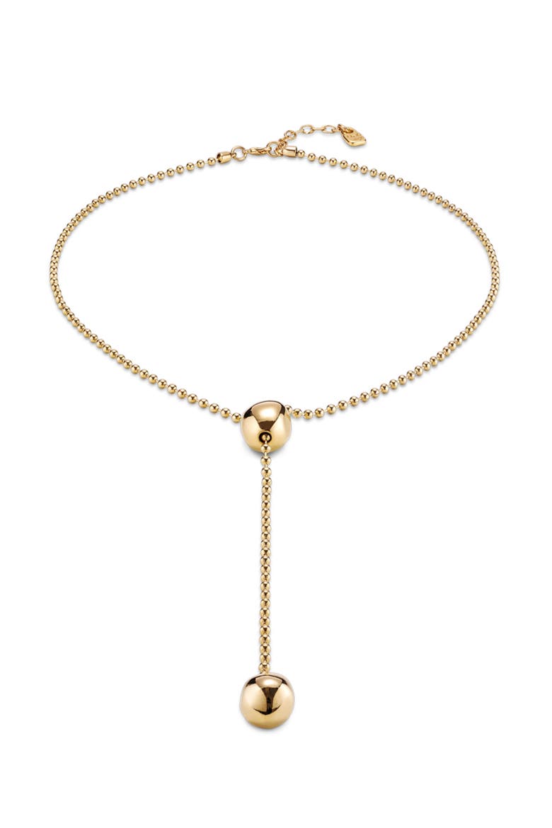 Drop Chain Necklace, Main, color, Gold