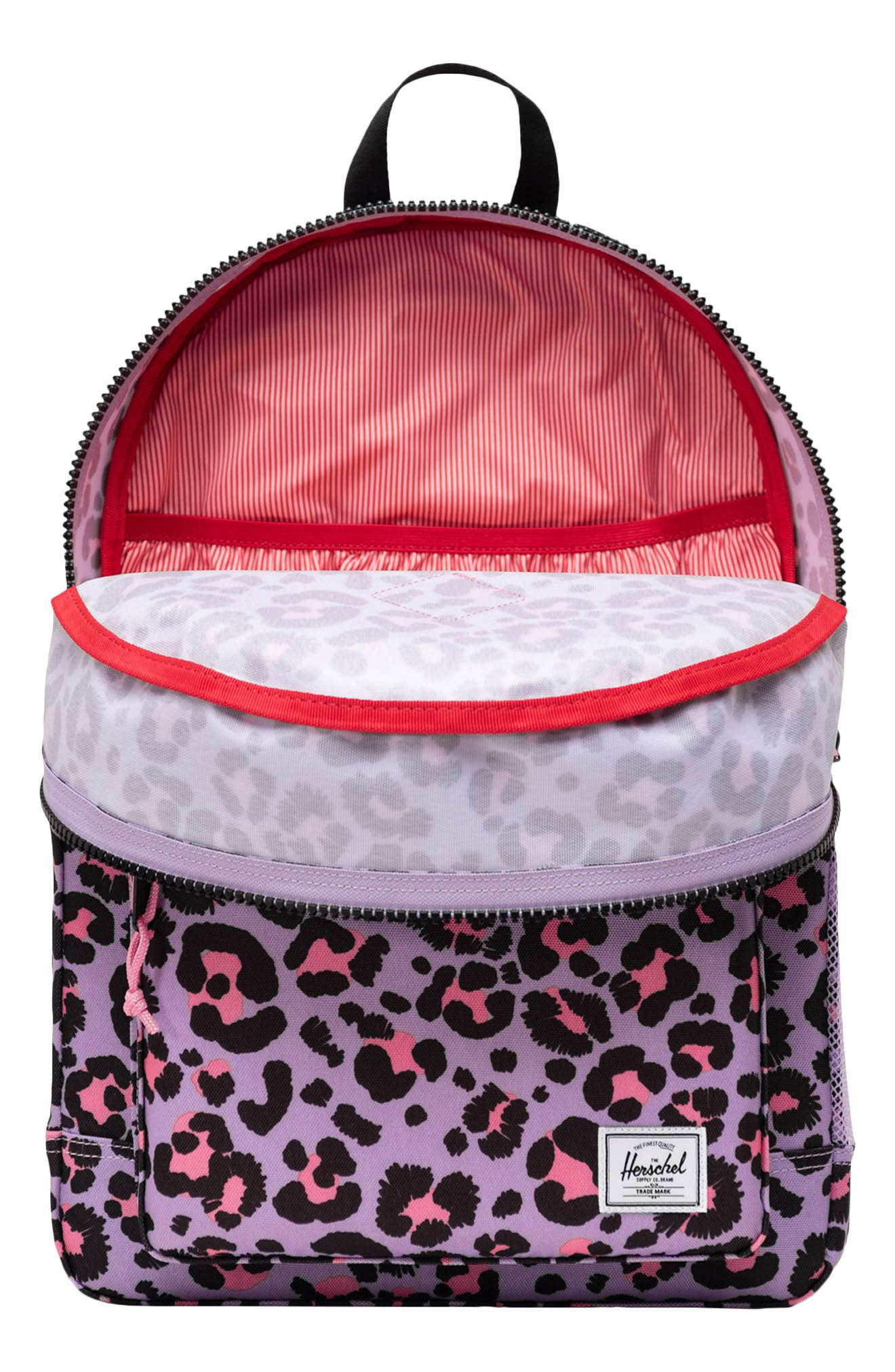 Herschel Supply Co. Kids' Heritage Youth Backpack, Alternate, color, Scribble Leopard Sachet Pink