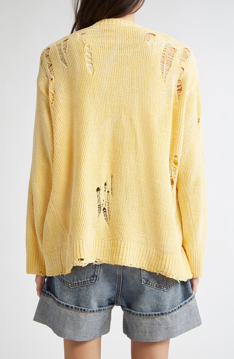 R13 Ripped Cardigan, Alternate, color, 