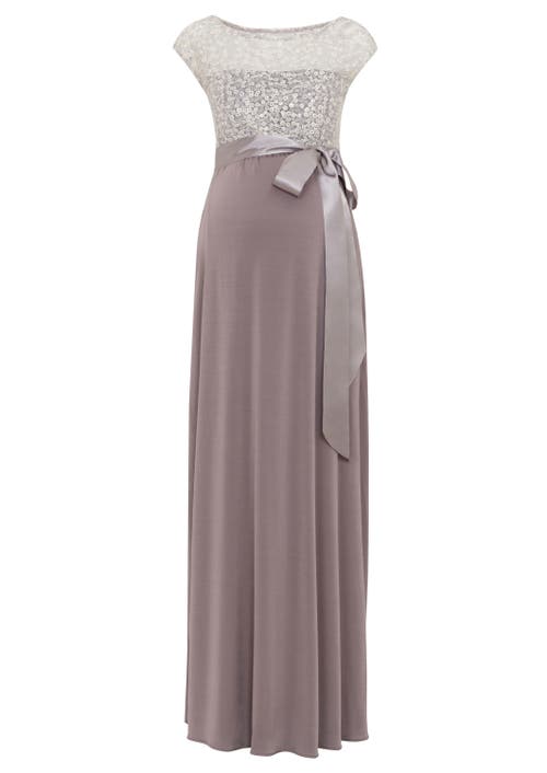 Tiffany Rose Maternity Mia Maternity Gown In Brown