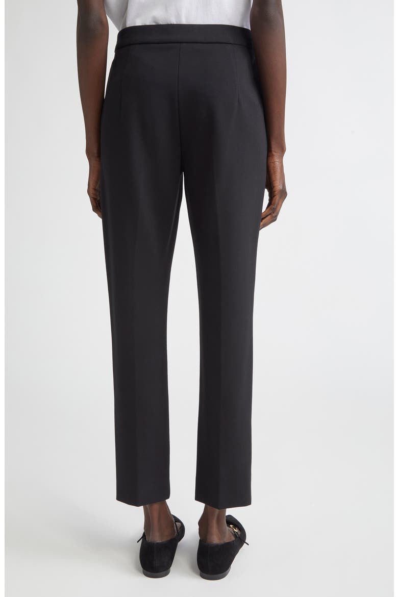 Pegno Slim Fit Jersey Ankle Pants, Alternate, color, BLACK