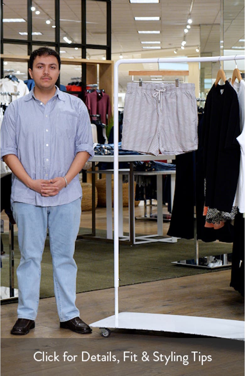 Cruz Geo Print Swim Trunks, sales video thumbnail