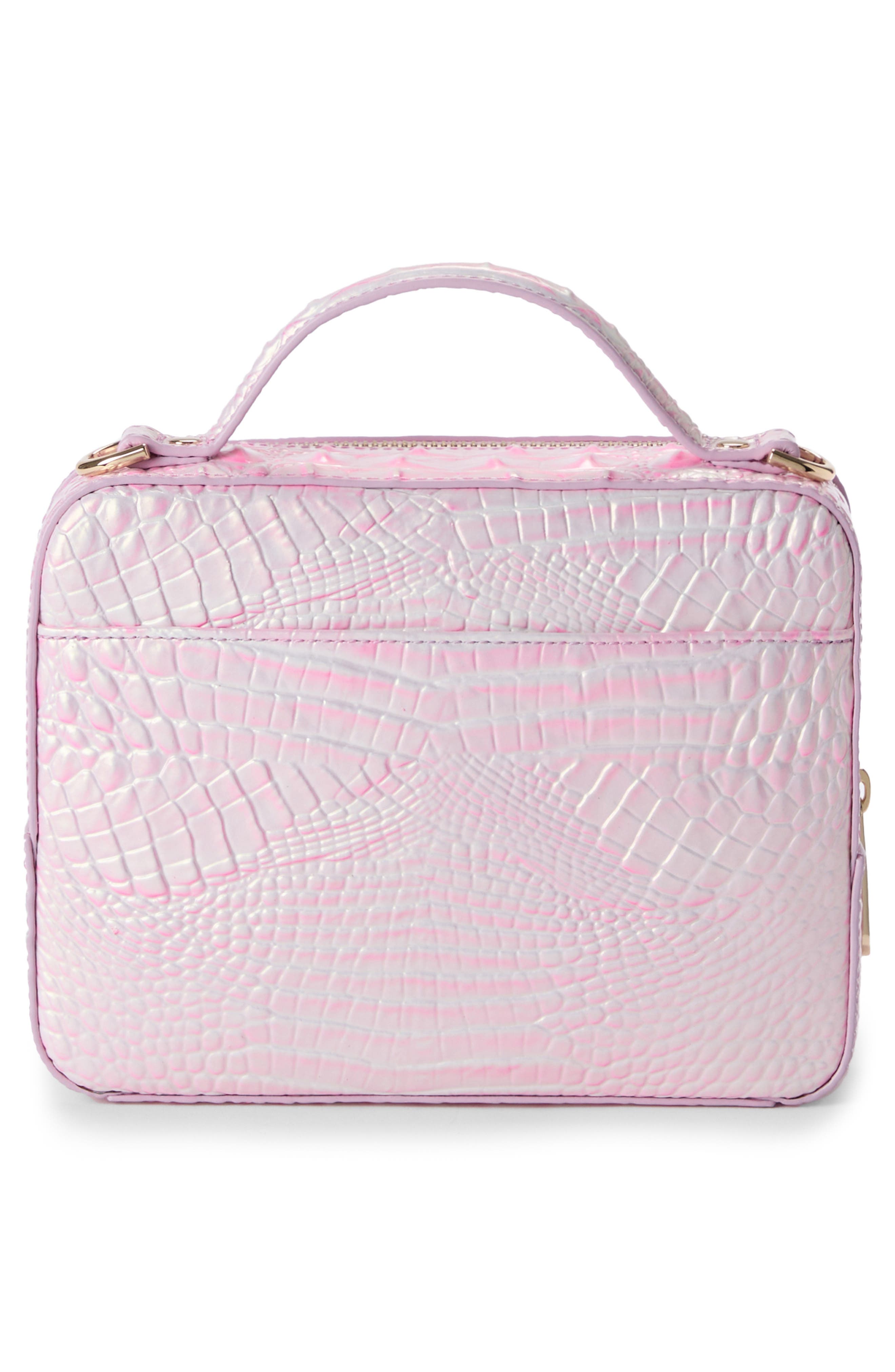 Brahmin Tori Croc Embossed Leather Top Carry Handle Bag, Alternate, color, 