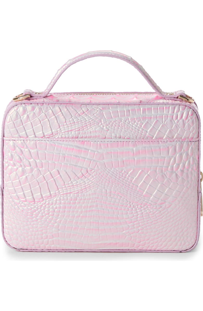 Brahmin Tori Croc Embossed Leather Top Carry Handle Bag, Alternate, color,