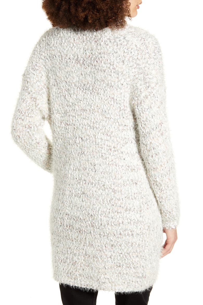 Eyelash Chenille Cardigan, Alternate, color, GREY