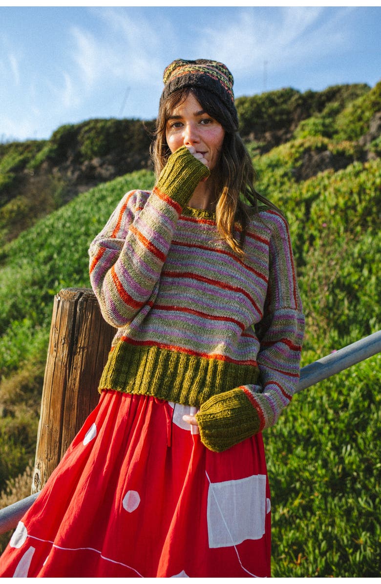 World of Crow The Red-Striped Pull-Over, Alternate, color, 