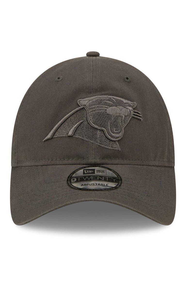 New Era Men's New Era Graphite Carolina Panthers Core Classic 2.0 Tonal 9TWENTY Adjustable Hat, Alternate, color,
