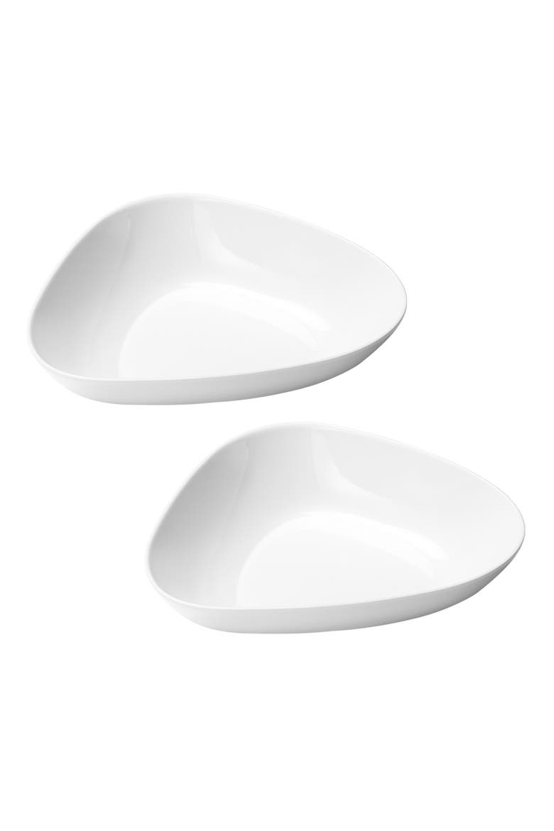 Sky Set of 2 Porcelain Serving Bowls, Alternate, color, WHITE