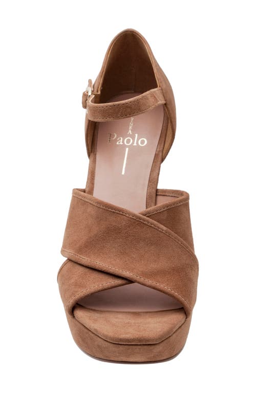 Linea Paolo Imogene Platform Sandal In Tan