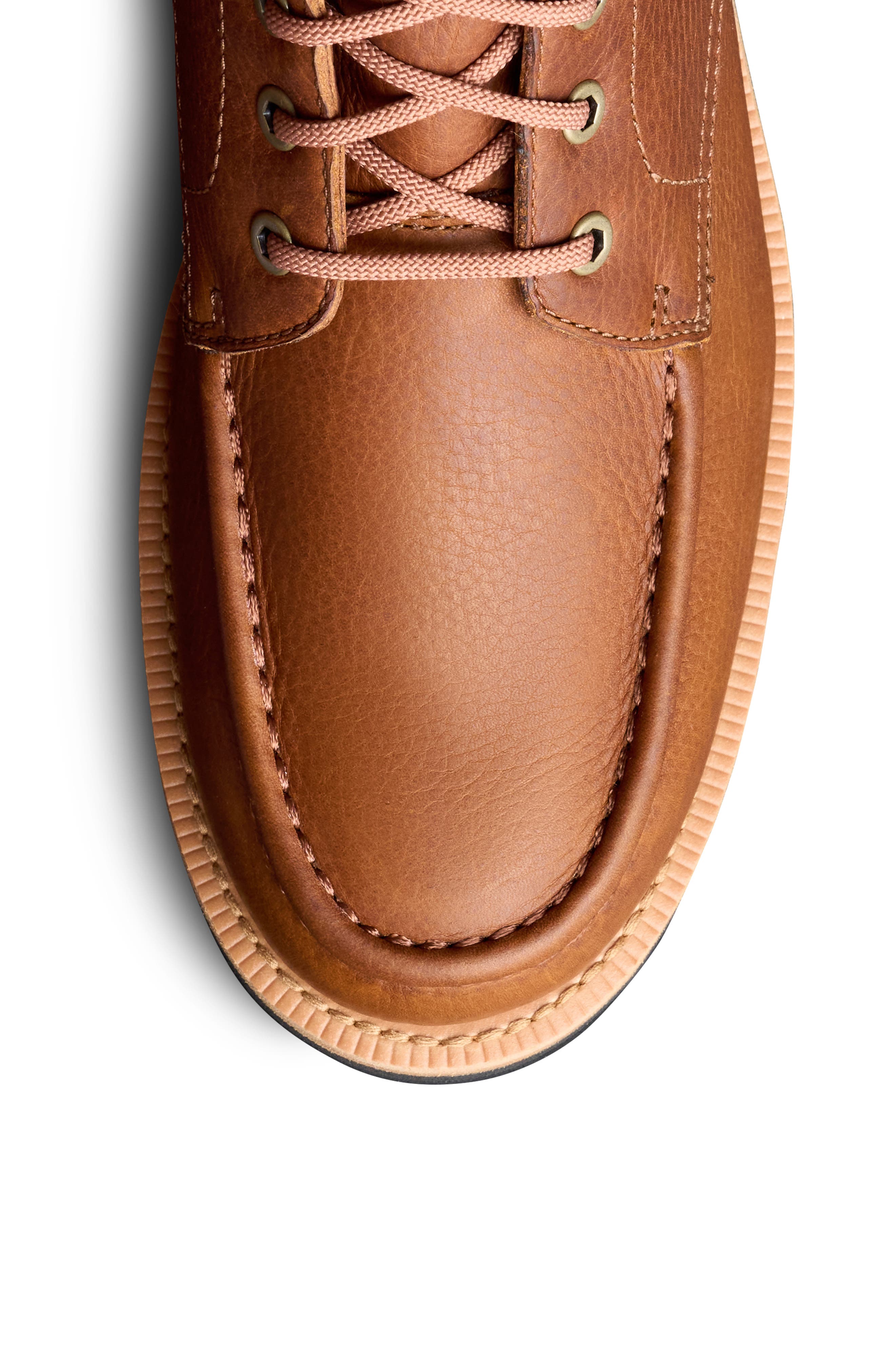Tecovas The Rugged Moc Toe Boot, Alternate, color, Saddle Cowhide