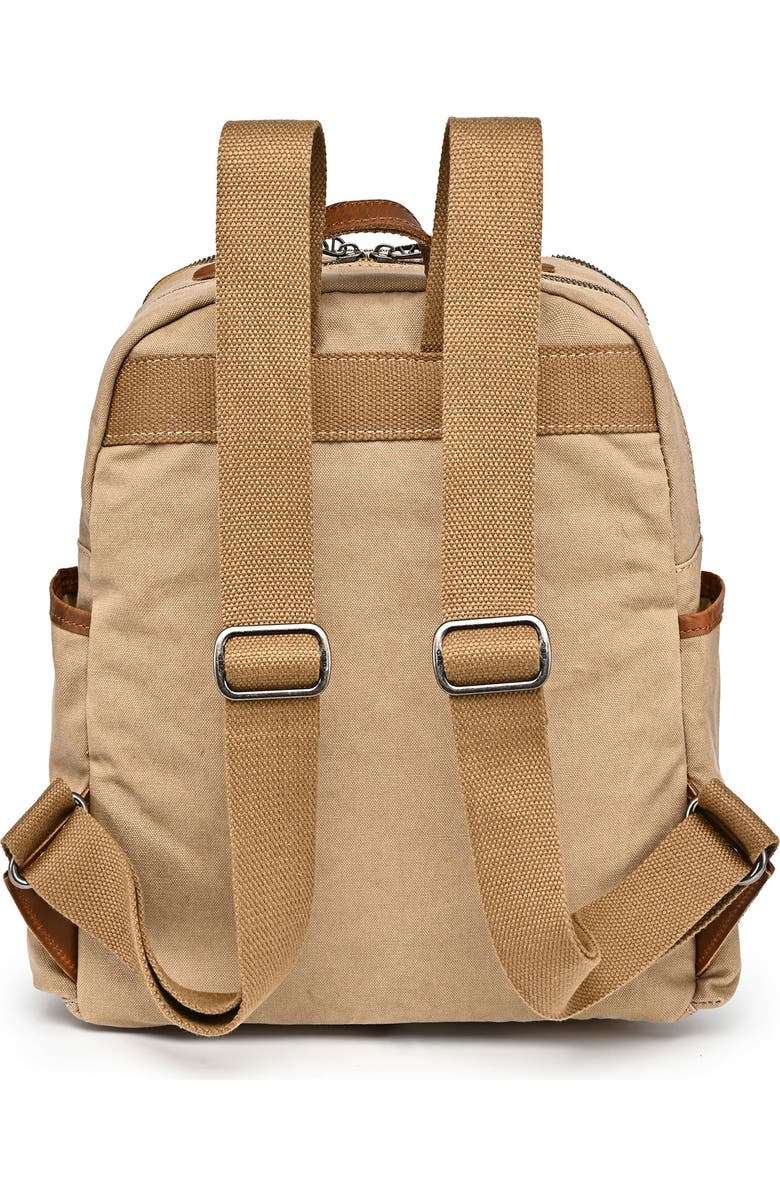 THE SAME DIRECTION Magnolia Hill Canvas Backpack, Alternate, color, Khaki