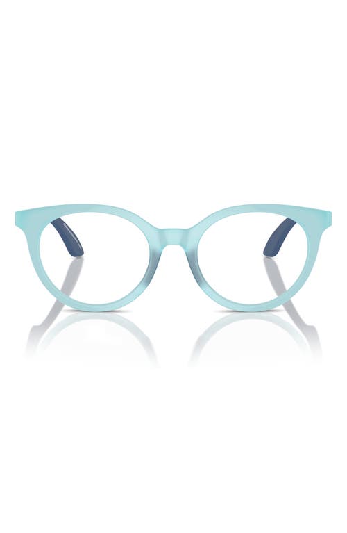 Emporio Armani Kids'  47mm Phantos Optical Glasses In Blue