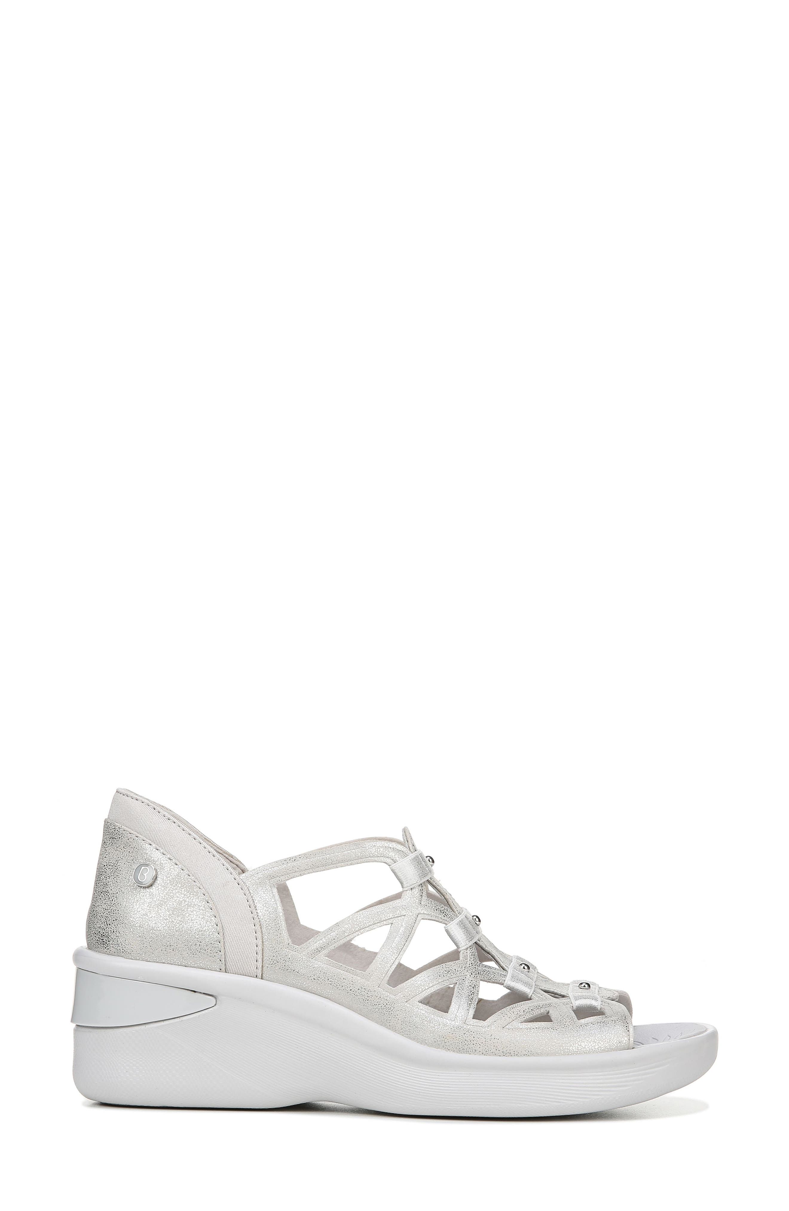 Sasha Sandal, Alternate, color, SILVER FABRIC